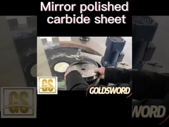 Tungsten Karbür Çelik Sac 100 * 100 * 1.2mm Yarı İletken Silikon İç Yiv Kakma Alaşımı İçin